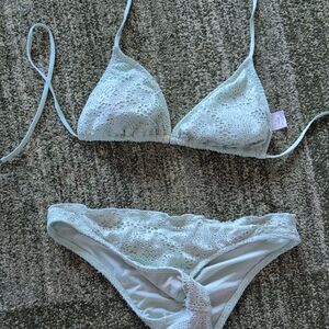 Mossimo Supply Co. Mint Lace Bikini